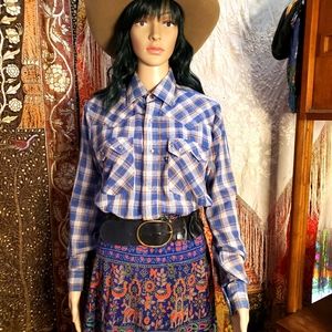 Vintage Levi's pearl snap western shirt